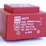 Trafo EI-54 16VA 230V 2x12V 2x667mA