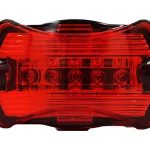LED baterijska lampa za bicikle, crvena, flash