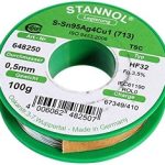 Tinol zica Stannol 0.5mm Sn95,5Ag3.8Cu0.7 pak-100gr