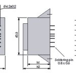 Trafo EI-42 6VA 230V 2x12V 2x250mA