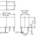 Rele DPDT 5V 2A Omron