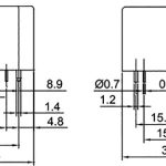 Rele PCB SPST-NO 12V 30A Goodskay