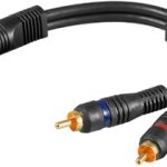 Kabl Adapter 0.2met 2xRCA M / RCA Z