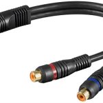 Kabl Adapter 0.2met 2xRCAf/RCAm
