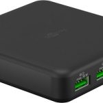 Punjac 110-240Vac/5/9/12/20Vdc 3A 2xUSB-C, 2xUSB-A