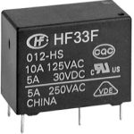 Relej SPST-NO 12V 10A 20x15x10mm