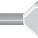Hilzna izolovana 2x0.75 Bela L-8mm