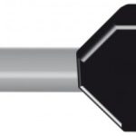 Hilzna izolovana 2x1.5 Crna L-8mm