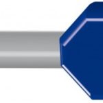 Hilzna izolovana 2x2.5 Plava L-10mm