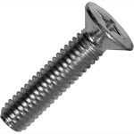 Mašinski vijak M3 x 20mm Upuštena glava KRST