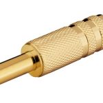 6.3mm Muški Mono za kabl 6mm pozlaćeni