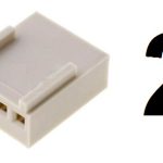 Nylon kućište za krimp pinove 2-pina 2,54mm