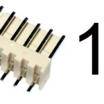 Nylon konektor Muški 10-pina 2,54mm ravni