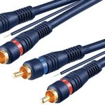 Kabl 2xRCA/2xRCA 5met sa kontrolnim provodnikom