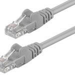 Kabl mrežni Patch Cat-5E 5met Sivi