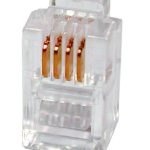 Telefonski konektor Muški 4/4 pina 4P4C RJ-9, RJ-10