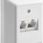Nazidna uticnica 2xRJ45
