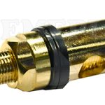 Buksna zvucnicka 4mm ugradna crna, terminal