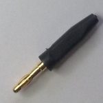 Banana 4mm Crna Gold