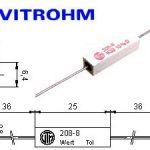 Žičani otpornik 5W 0R1 10%