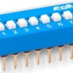 DIP prekidač 25mA/24Vdc 8 pol