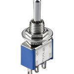 Prekidač On-Off-On 1UM 6A/125V 3-pina