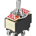 Prekidač On-Off-On 2UM 3A/250V 6A/125V 6-pina veza preko šrafa
