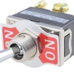 Prekidač On-On 2UM 10A/250Vac 6-pina pozlaćen DPDT