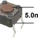 Taster za PCB Horizontalni 5,0mm 1N