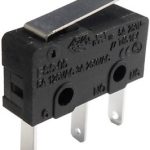 Mikroprekidac 5A/125V sa polugom, za lemljenje SPDT