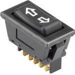 Taster (On)-Off-(On) 5-pin za podizac auto-stakla 20A/12V