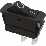 Prekidač 16A/250Vac SPST 11x31mm On-Off crni C1300ABAAA