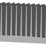 Hladnjak crni 200x70x200