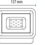 LED reflektor 20W/220V 6500K 25 SMD dioda IP65