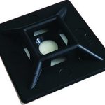 Nosac vezica do 3.6mm samolepivi 19x19mm crni