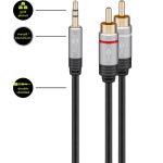 Kabl 3.5st/2xRCA 2xShield pozlaćeni 1.5met